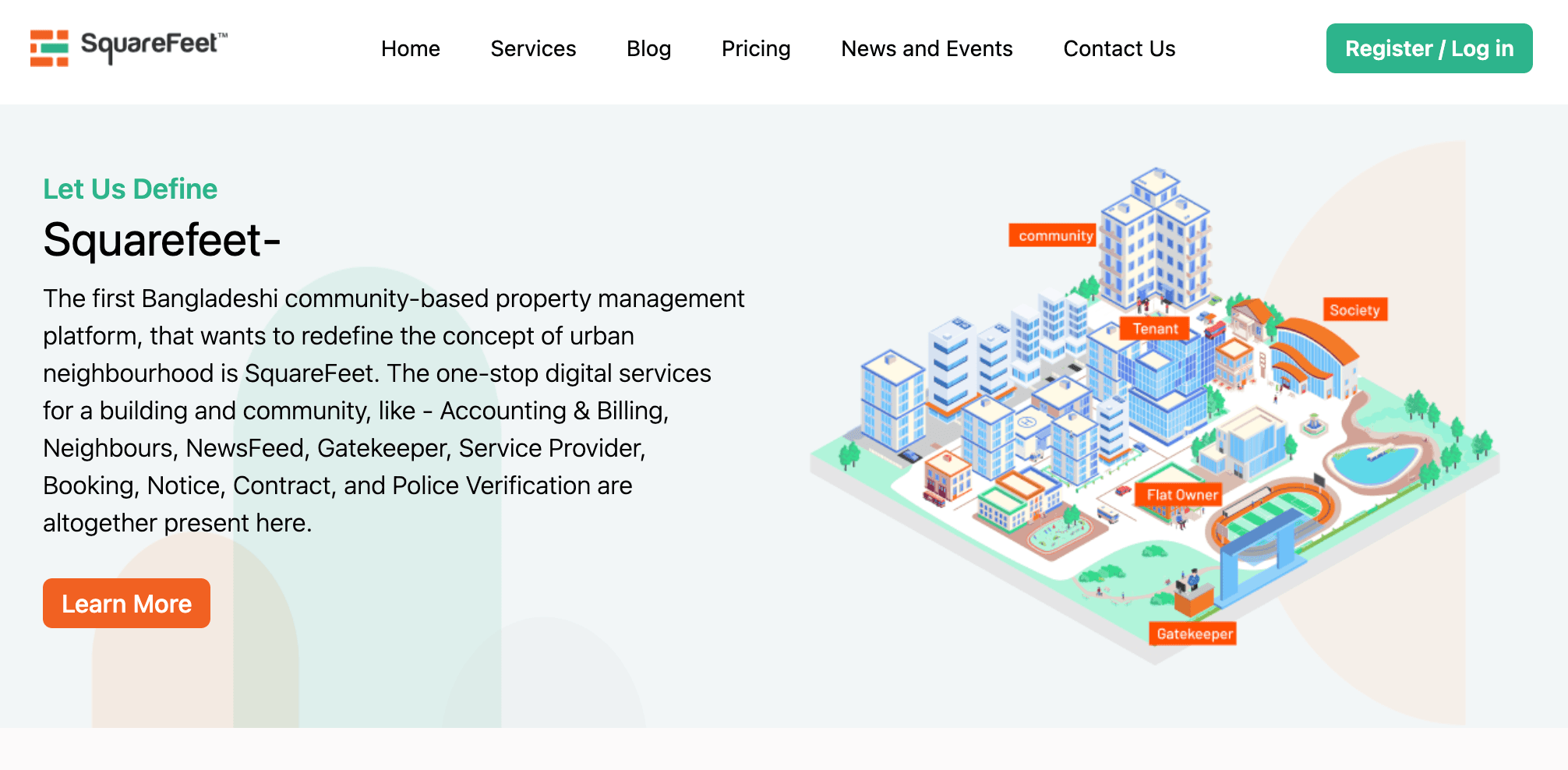 Image of Sass Community-based property management platform